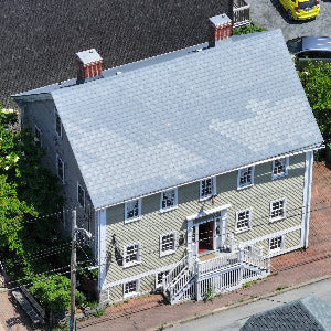 Aerial view of the Knaut Rhuland House